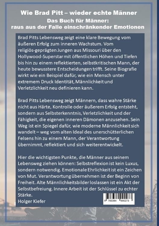 Produktbild: Wie Brad Pitt - wieder echte M&auml;nner