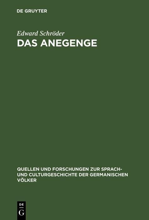 Produktbild: Das Anegenge
