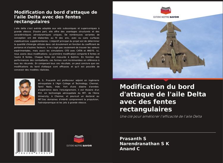 Produktbild: Modification du bord d'attaque de l'aile Delta avec des fentes rectangulaires