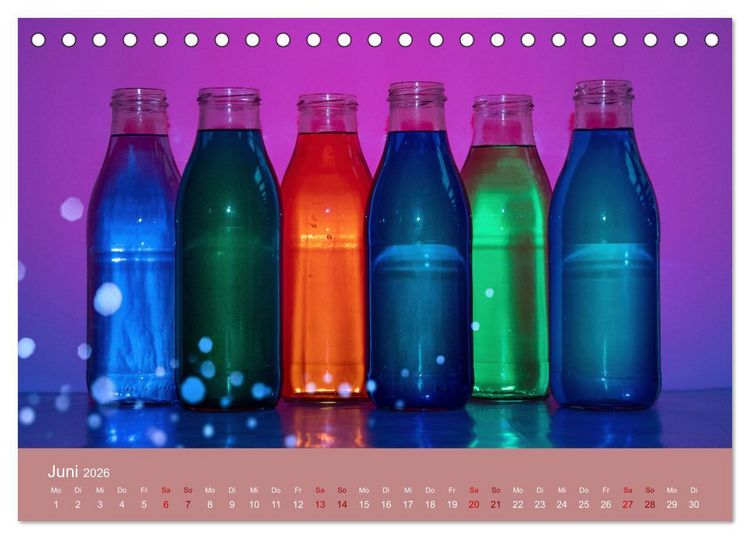 Produktbild: Die gute alte Milchflasche (Tischkalender 2026 DIN A5 quer), CALVENDO Monatskalender