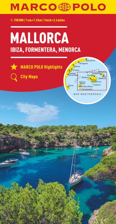 Produktbild: MARCO POLO Karte Mallorca, Ibiza, Formentera
