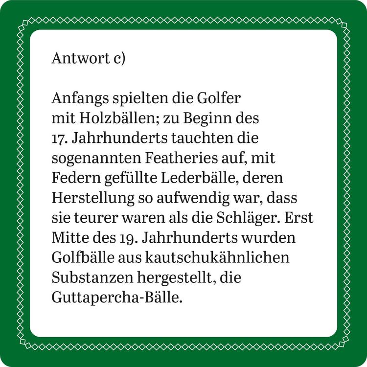 Produktbild: Das Golf-Quiz (Neuauflage)