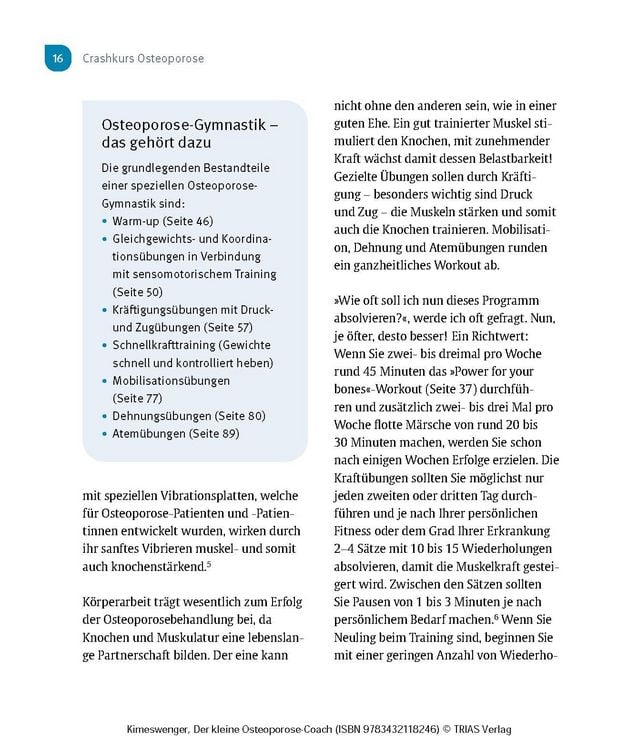 Produktbild: Der kleine Osteoporose-Coach