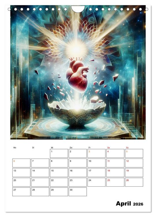 Produktbild: Erneuerung im Licht (Wandkalender 2026 DIN A4 hoch), CALVENDO Monatskalender