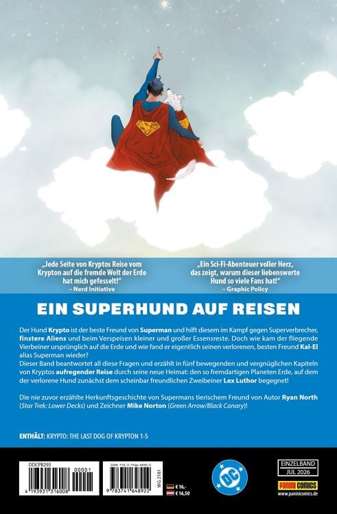 Produktbild: Krypto: Der letzte Hund vom Krypton