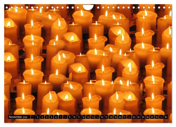 Produktbild: Feuer &bull; W&auml;rme, Licht & Gefahr (Wandkalender 2026 DIN A4 quer), CALVENDO Monatskalender