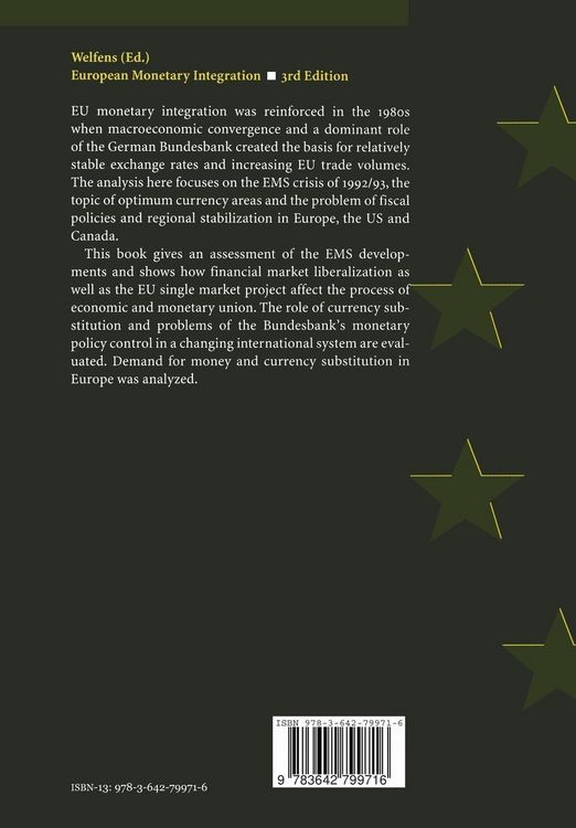 Produktbild: European Monetary Integration