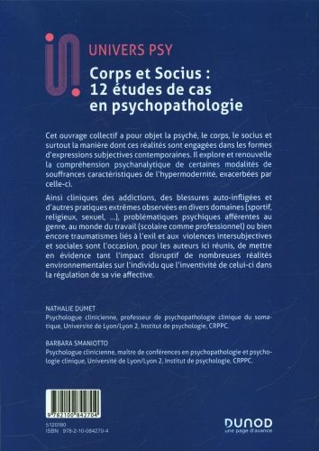 Produktbild: Corps et socius : 12 &eacute;tudes de cas en psychopathologie
