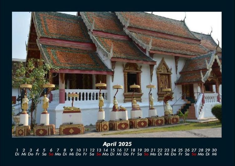 Produktbild: Tempel 2025 Fotokalender DIN A4