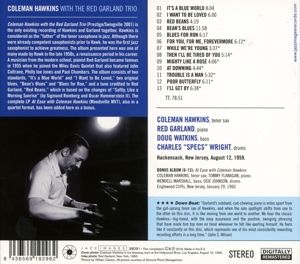 Produktbild: Coleman Hawkins & The Red Garland Trio