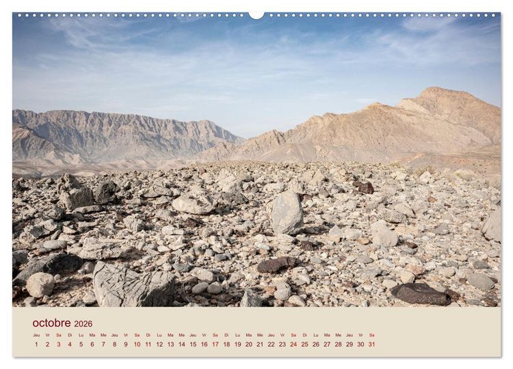 Produktbild: Entre pierres et sable (Calendrier mural 2026 DIN A2 vertical), CALVENDO calendrier mensuel