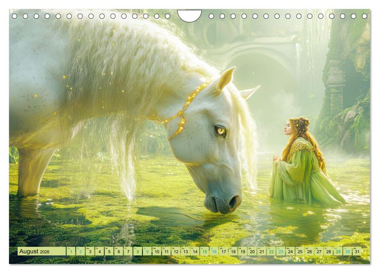 Produktbild: Eine zauberhafte Fantasiewelt (Wandkalender 2026 DIN A4 quer), CALVENDO Monatskalender