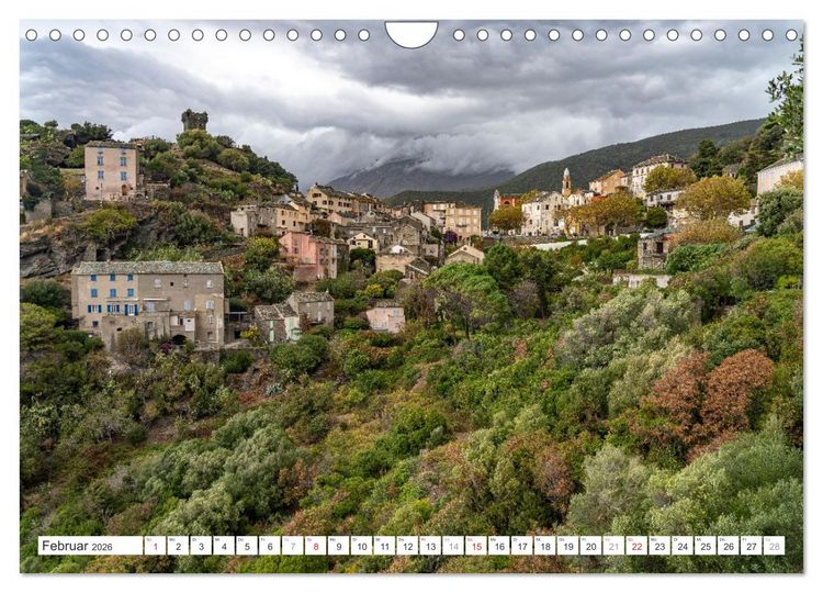 Produktbild: Korsika - Bastia und das Cap Corse (Wandkalender 2026 DIN A4 quer), CALVENDO Monatskalender