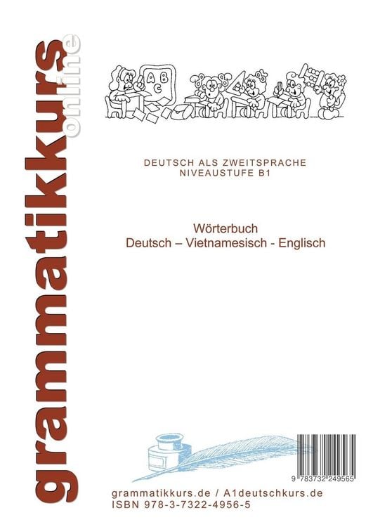 Produktbild: W&ouml;rterbuch Deutsch-Vietnamesisch-Englisch Niveau B1