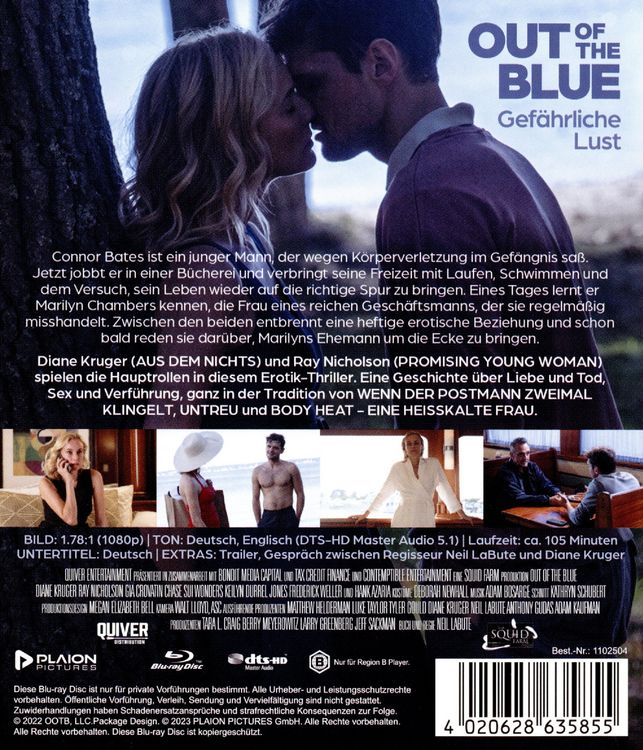 Produktbild: Out of the Blue - Gef&auml;hrliche Lust