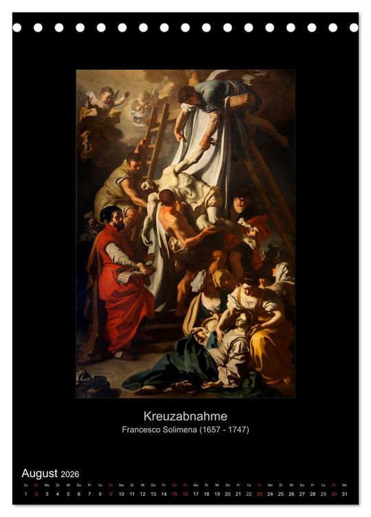 Produktbild: Jesus Christus - Das Leben Christi auf Gem&auml;lden der alten Meister (Tischkalender 2026 DIN A5 hoch), CALVENDO Monatskalender