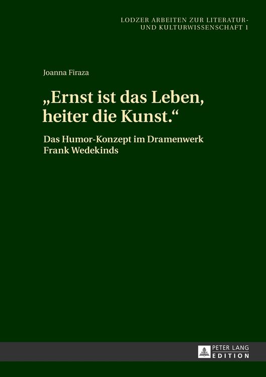 Produktbild: &laquo;Ernst ist das Leben, heiter die Kunst.&raquo;