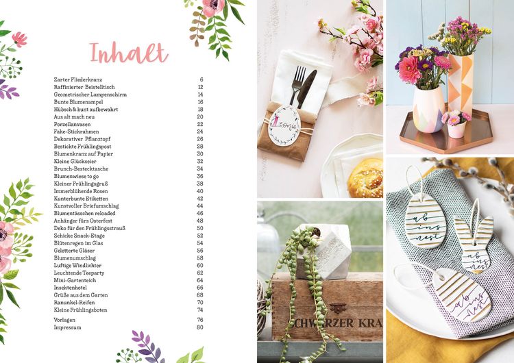 Produktbild: Hallo Fr&uuml;hling: Wundersch&ouml;ne Kreativprojekte f&uuml;r Fr&uuml;hling und Ostern