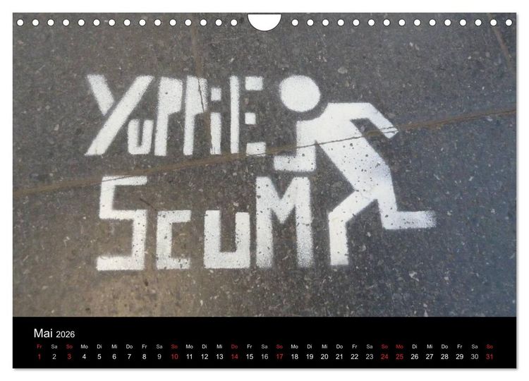 Produktbild: Alternativer Berlinkalender (Wandkalender 2026 DIN A4 quer), CALVENDO Monatskalender