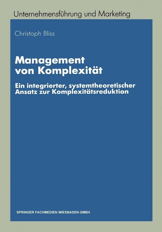 Produktbild: Management von Komplexit&auml;t