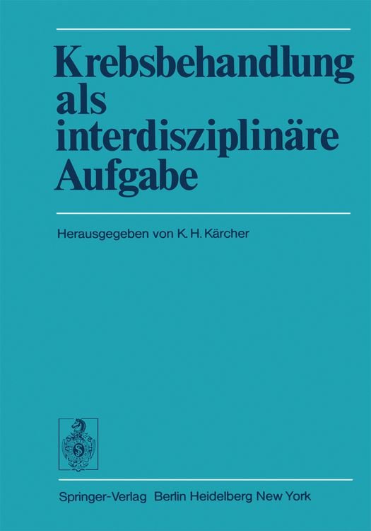 Produktbild: Krebsbehandlung als interdisziplin&auml;re Aufgabe