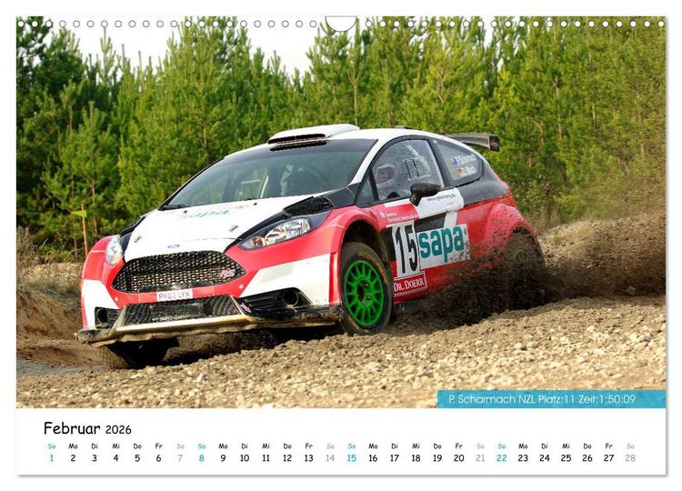 Produktbild: Lausitz-Rallye Kalender (Wandkalender 2026 DIN A3 quer), CALVENDO Monatskalender
