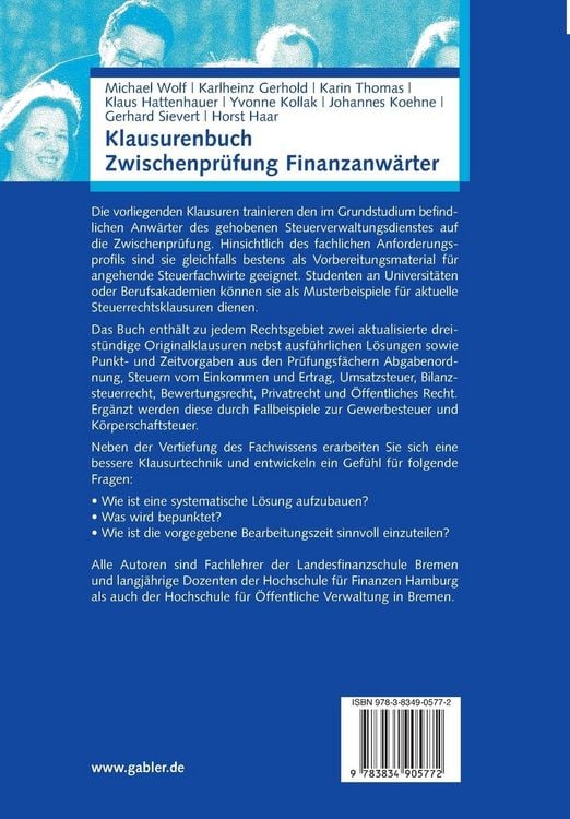 Produktbild: Klausurenbuch Zwischenpr&uuml;fung Finanzanw&auml;rter