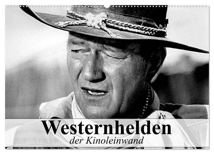 Produktbild: Westernhelden der Kinoleinwand (Wandkalender 2026 DIN A2 quer), CALVENDO Monatskalender