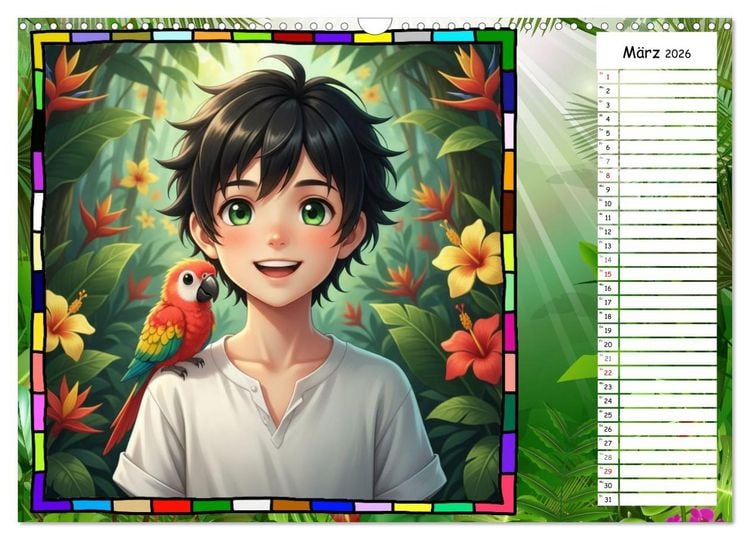 Produktbild: Meine Tierbabys (Wandkalender 2026 DIN A3 quer), CALVENDO Monatskalender