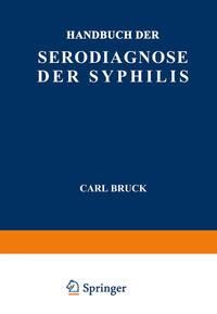 Produktbild: Handbuch der Serodiagnose der Syphilis