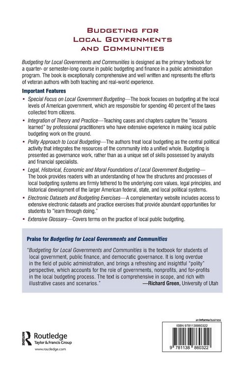 Produktbild: Budgeting for Local Governments and Communities