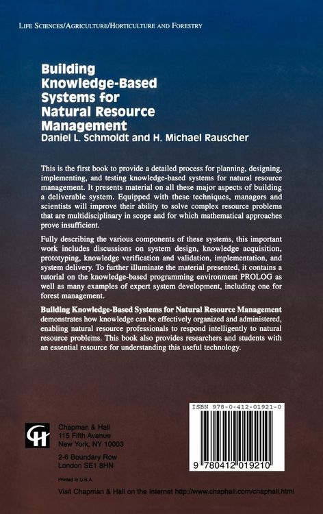 Produktbild: Building Knowledge-Based Systems for Natural Resource Management