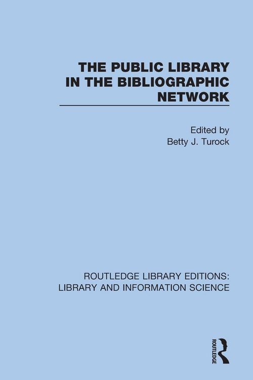 Produktbild: The Public Library in the Bibliographic Network