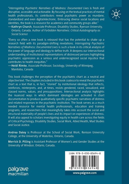 Produktbild: Interrogating Psychiatric Narratives of Madness