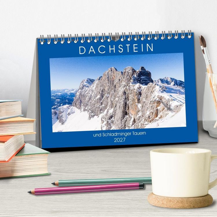 Produktbild: Dachstein und Schladminger Tauern (Tischkalender 2027 DIN A5 quer), CALVENDO Monatskalender