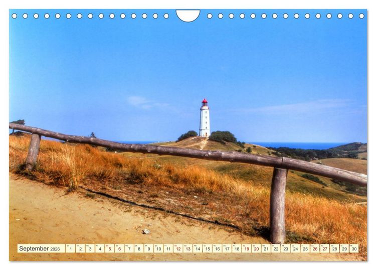 Produktbild: INSEL R&Uuml;GEN - HIDDENSEE. Du bist so sch&ouml;n. (Wandkalender 2026 DIN A4 quer), CALVENDO Monatskalender