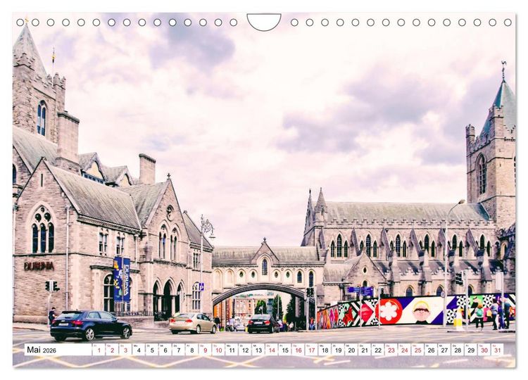 Produktbild: Dublin - Facettenreiche Metropole (Wandkalender 2026 DIN A4 quer), CALVENDO Monatskalender