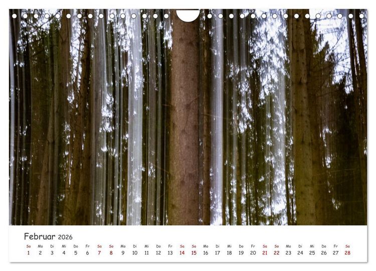 Produktbild: Abstrakte Naturerlebnisse - ICM (Intentional Camera Movement) Fotografie (Wandkalender 2026 DIN A4 quer), CALVENDO Monatskalender