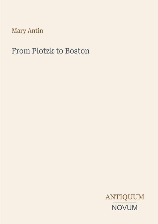 Produktbild: From Plotzk to Boston
