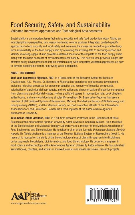 Produktbild: Food Security, Safety, and Sustainability