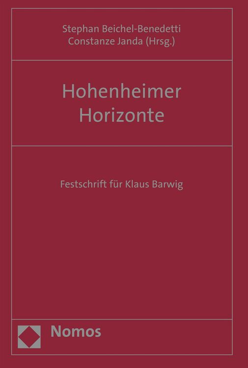 Produktbild: Hohenheimer Horizonte