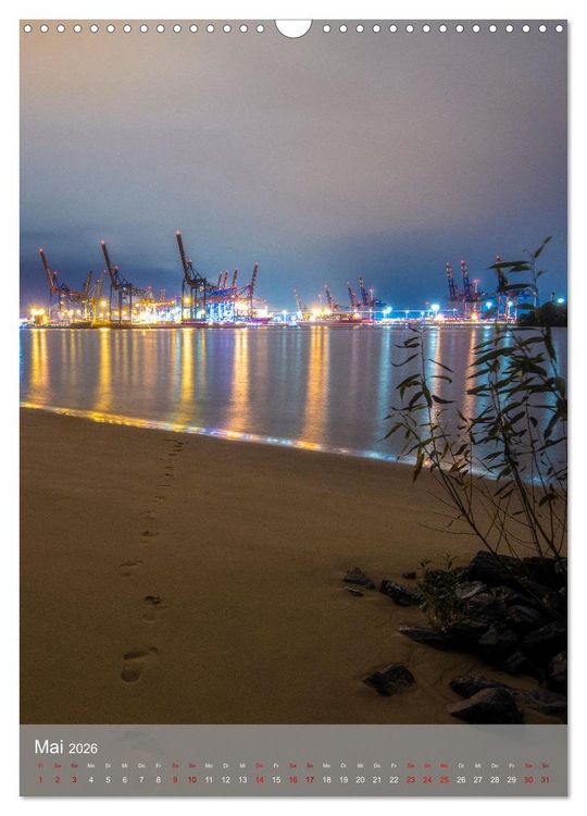 Produktbild: Hamburg - Die sch&ouml;nste Hafenstadt (Wandkalender 2026 DIN A3 hoch), CALVENDO Monatskalender