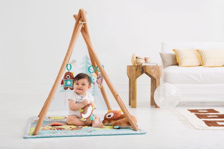 Produktbild: Skip Hop S307900 - Camping Cubs Activity Gym Krabbeldecke, Spielbogen Teepee