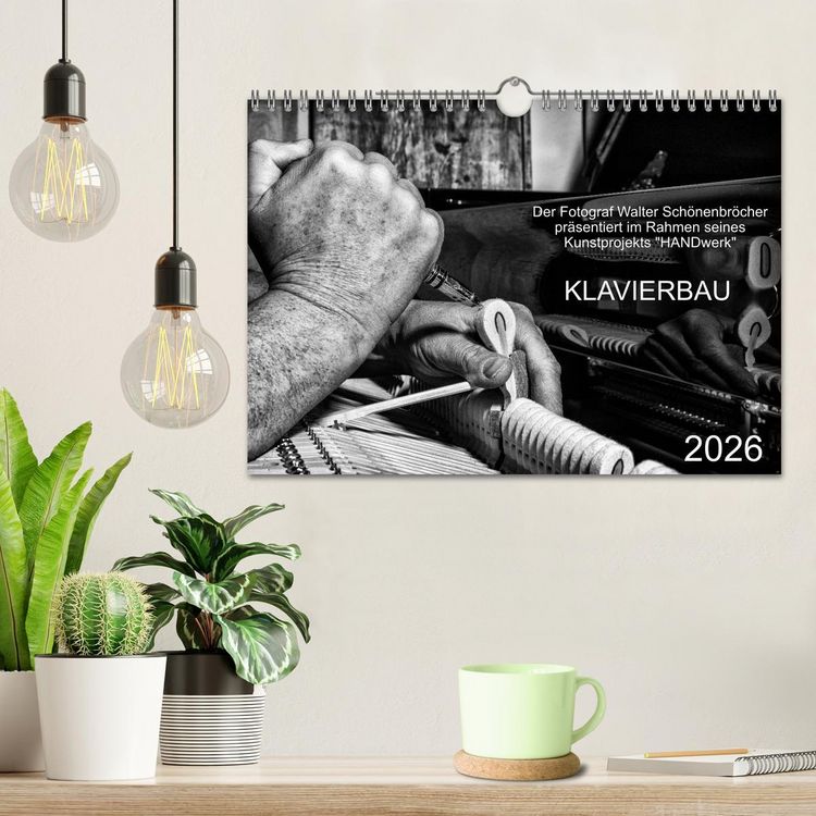 Produktbild: Klavierbau (Wandkalender 2026 DIN A4 quer), CALVENDO Monatskalender