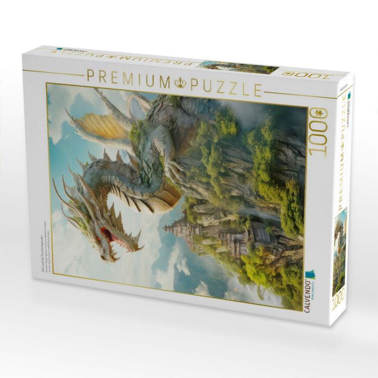Produktbild: CALVENDO Puzzle Das Land der Drachenlegenden | 1000 Teile Lege-Gr&ouml;&szlig;e 64x48cm Foto-Puzzle f&uuml;r gl&uuml;ckliche Stunden