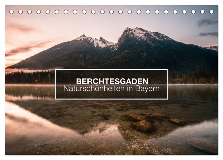 Produktbild: Berchtesgaden - Natursch&ouml;nheiten in Bayern (Tischkalender 2027 DIN A5 quer), CALVENDO Monatskalender