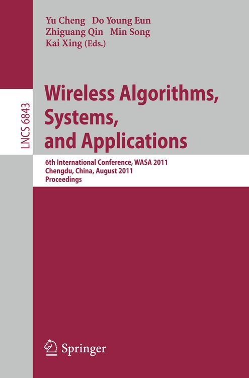 Produktbild: Wireless Algorithms, Systems, and Applications