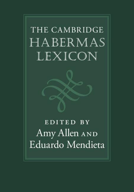 Produktbild: The Cambridge Habermas Lexicon