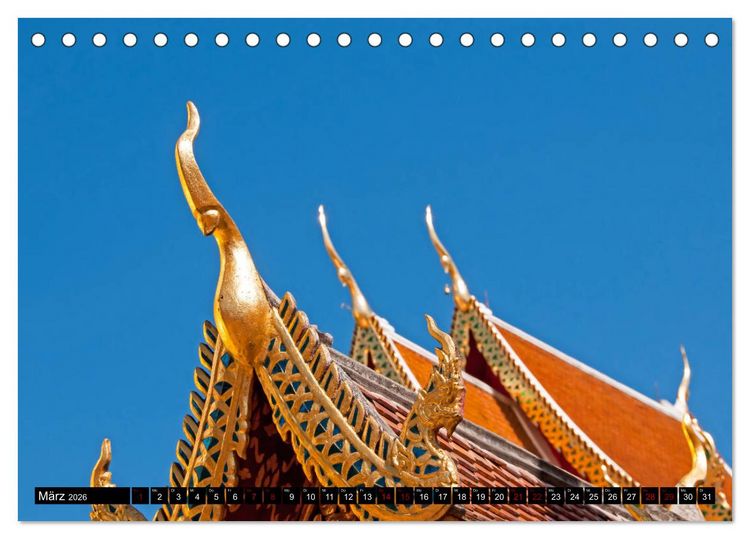 Produktbild: Thailand abseits der Str&auml;nde (Tischkalender 2026 DIN A5 quer), CALVENDO Monatskalender