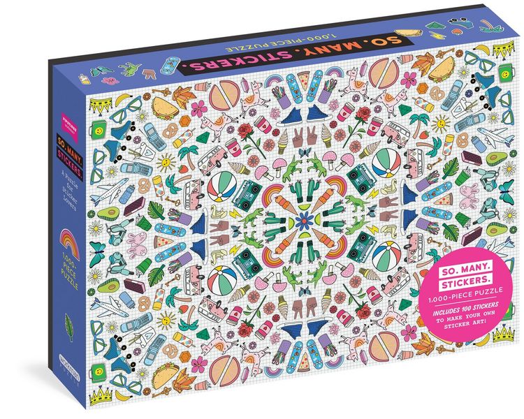 Produktbild: So. Many. Stickers. 1,000-Piece Puzzle